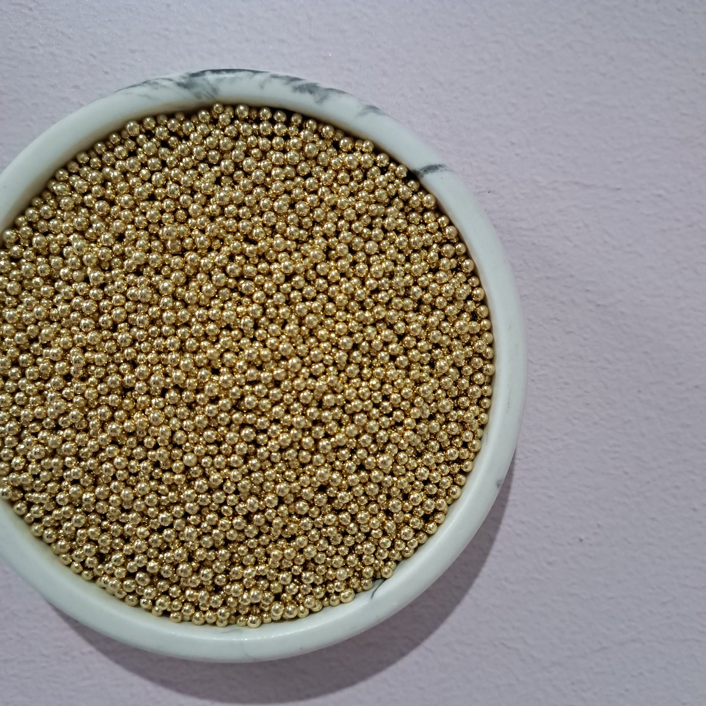 Shiny Gold 2mm Edible Sprinkle - 60g
