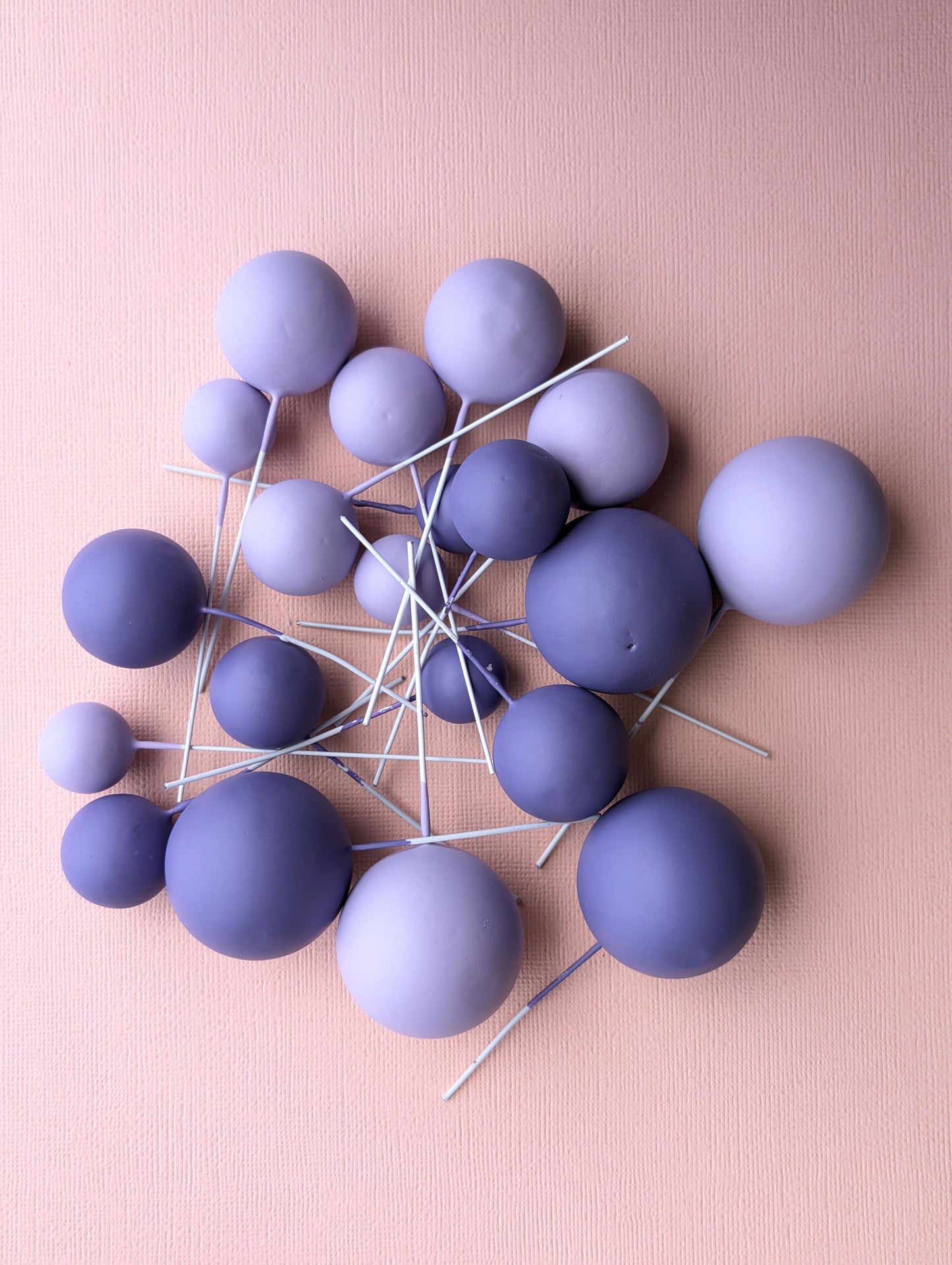 Purple Paradise Faux Ball Set