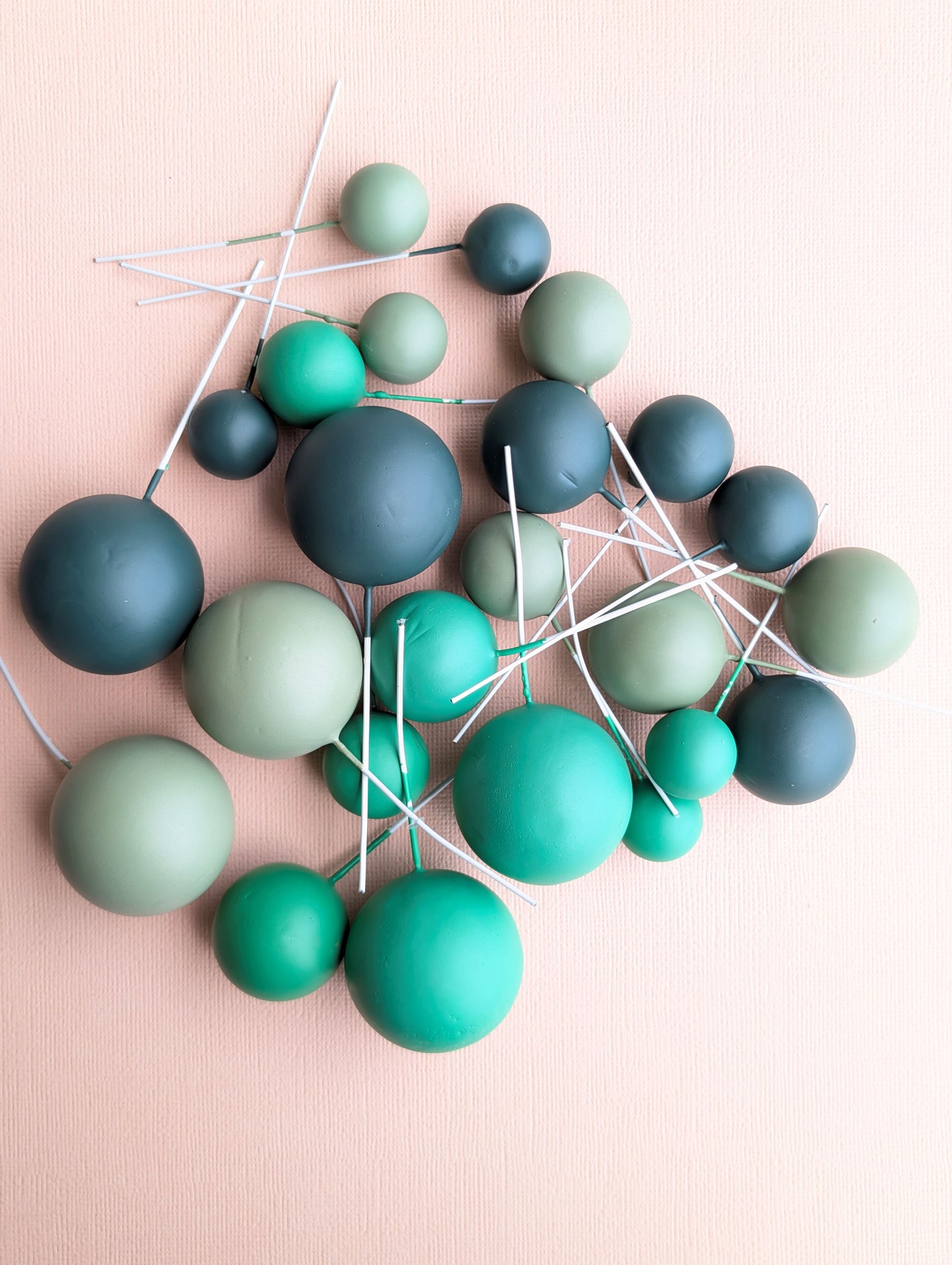 Green Earth Faux Ball Set