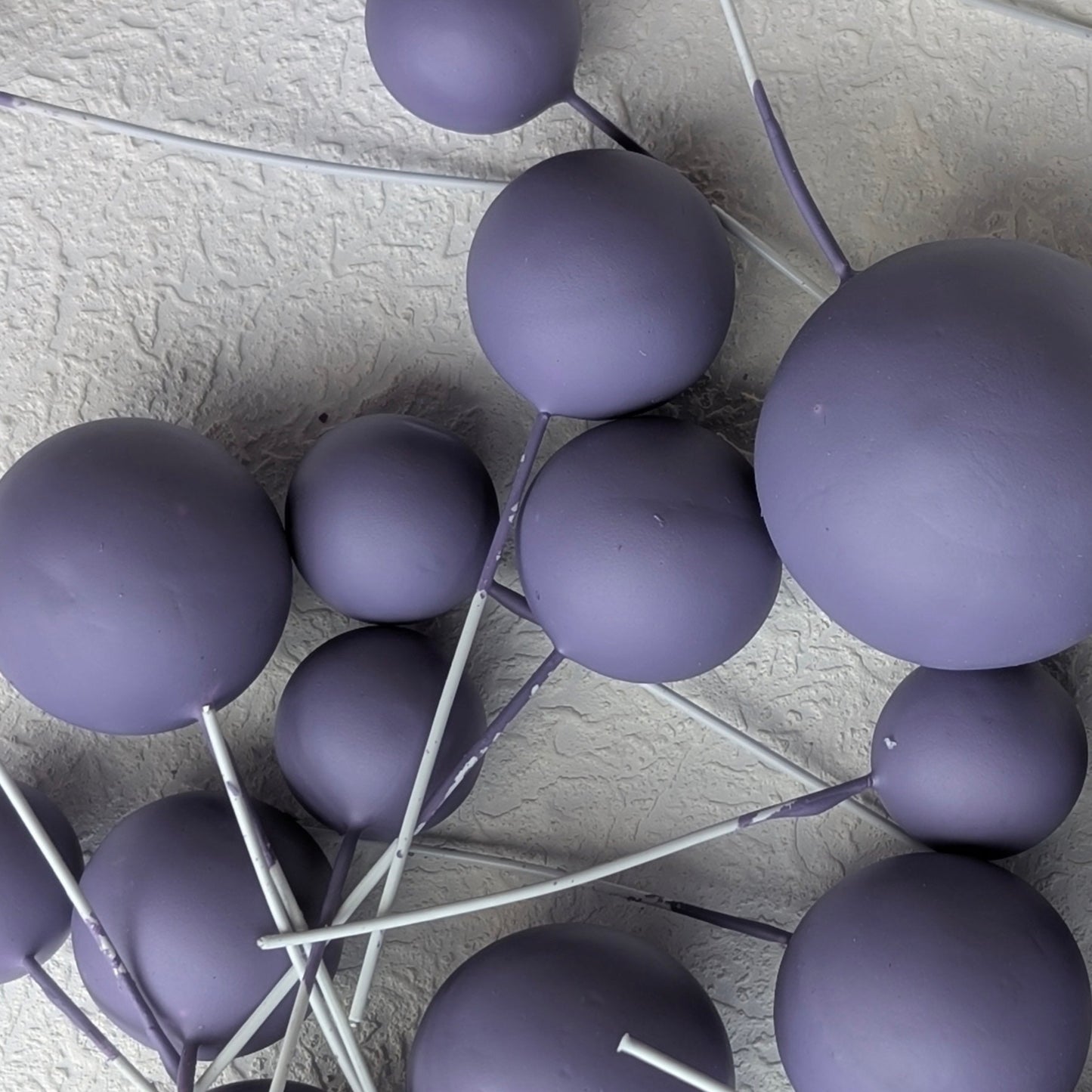 Neon Purple Faux Ball Set