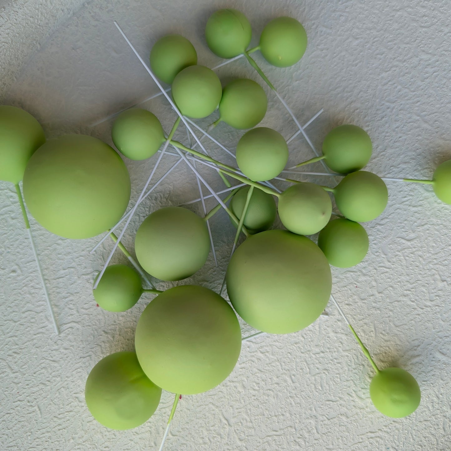 Lime Green Faux Ball Set