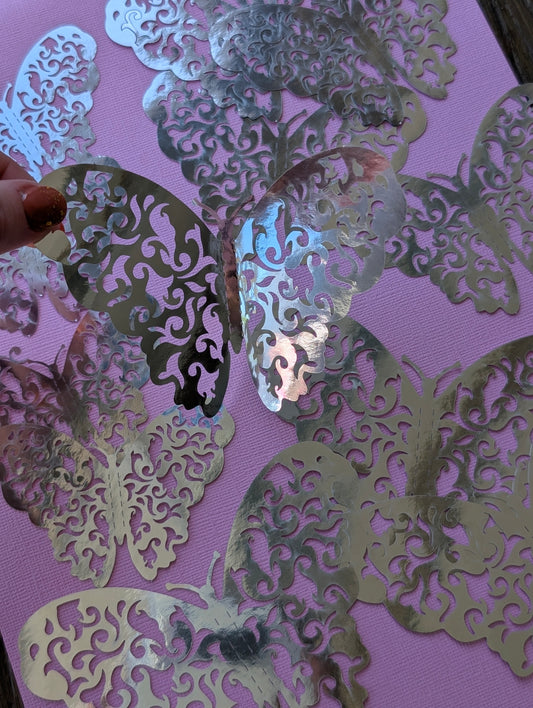 Butterfly Silver Look-A-Like