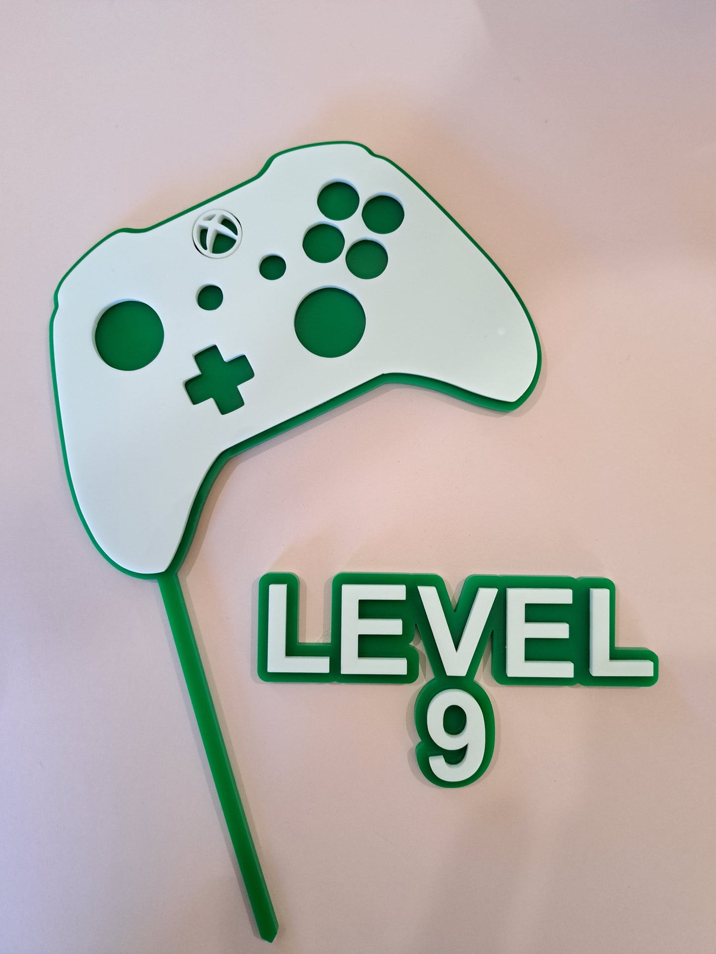 Controller Acrylic Cake Topper Set