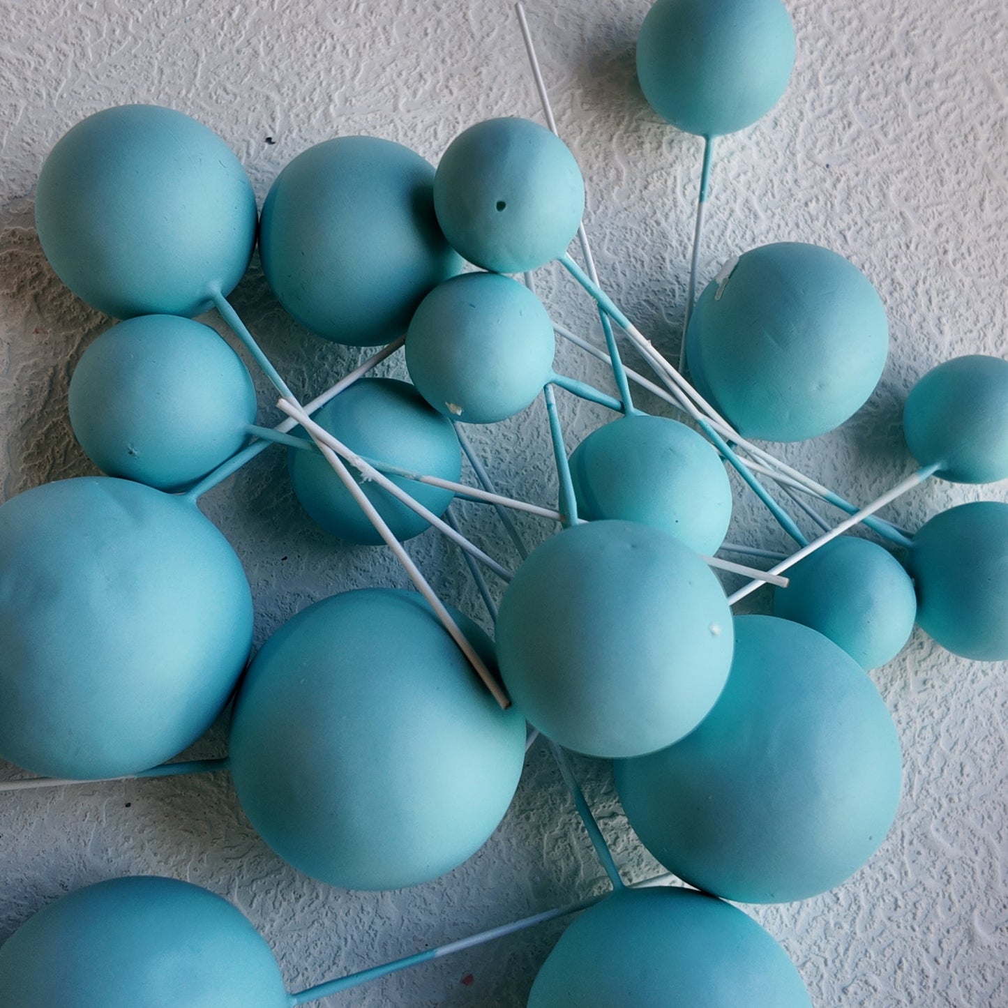 OG Blue Faux Ball Set