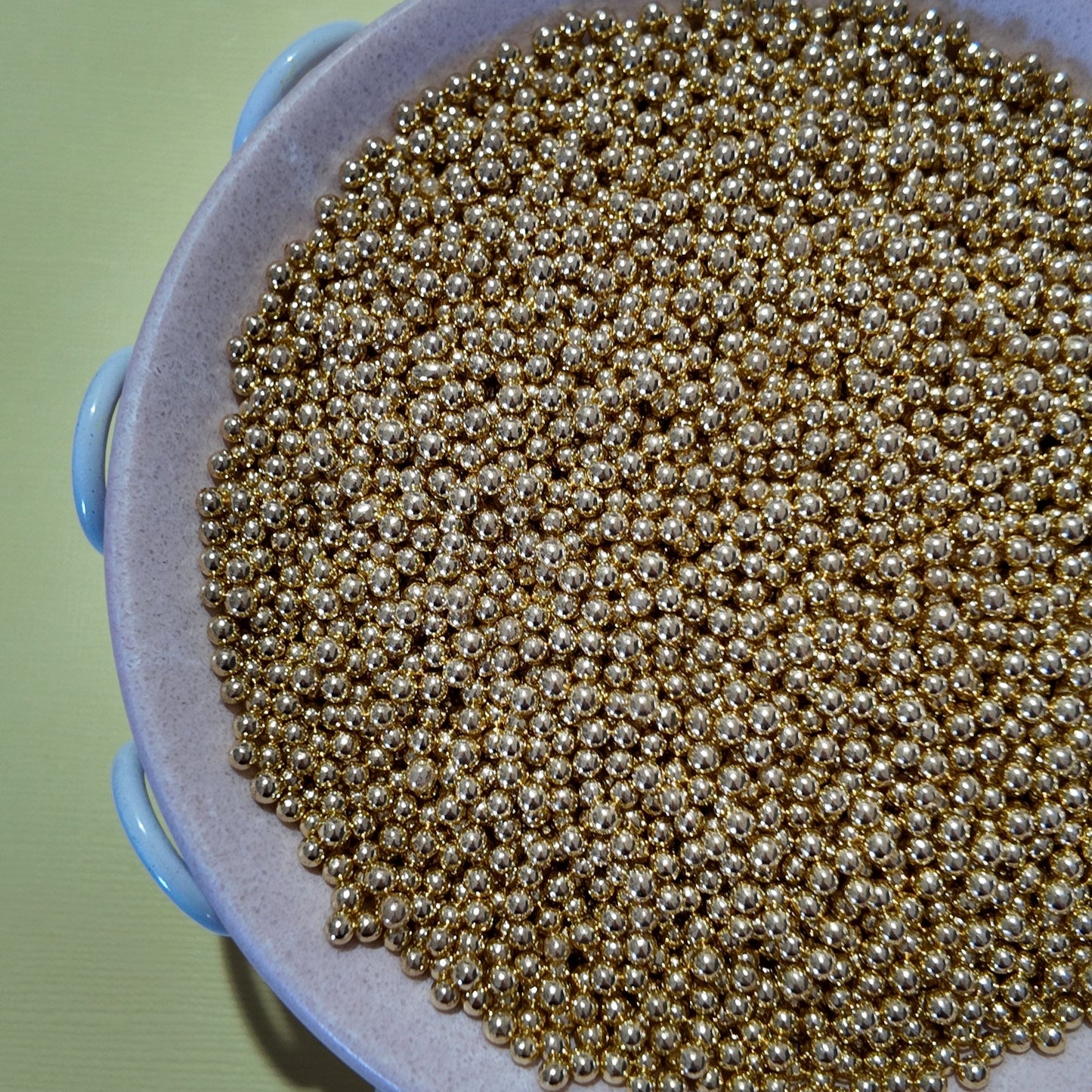 Shiny Gold 2mm Edible Sprinkle - 60g