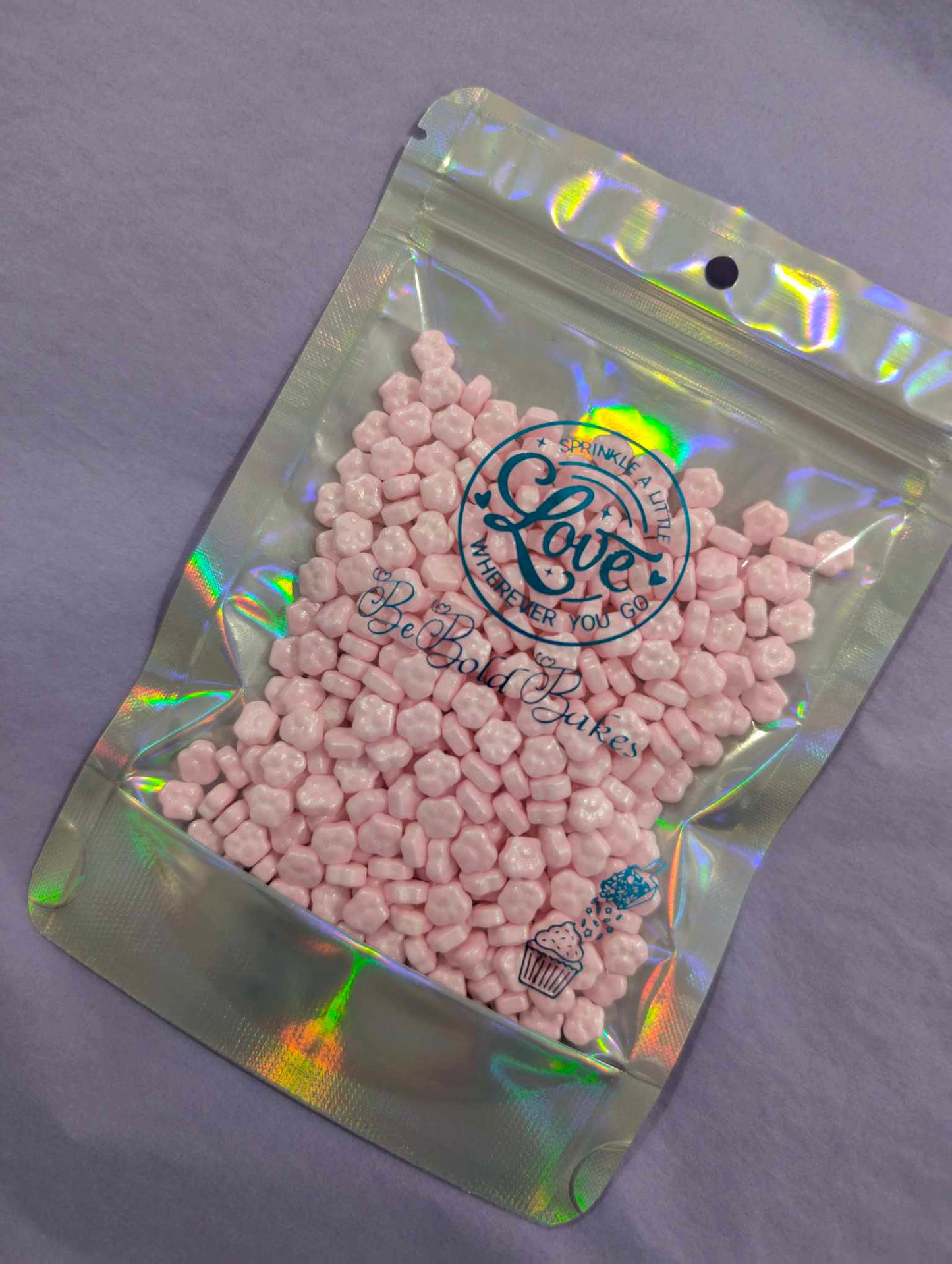Pink Paw Print Sprinkle - 60g
