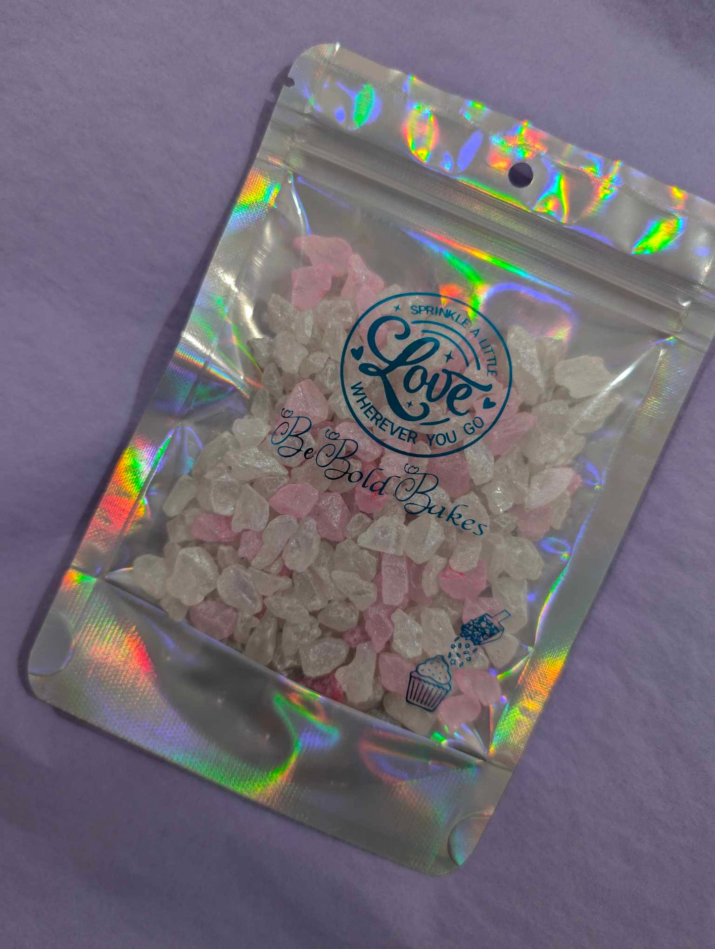 Pink Geode Edible Sprinkle - 60g