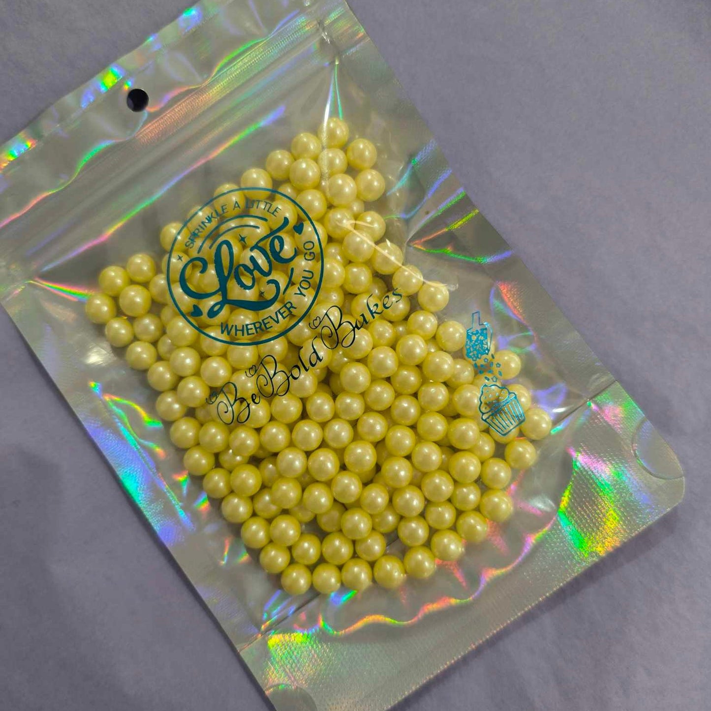 Yellow 7mm Sprinkle - 60g