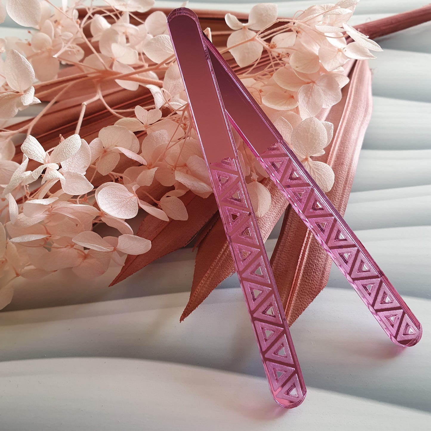 Elegant Triangle (pick colour) Acrylic Cakesicle Stick