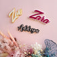 Name Acrylic Charm - 2 tone