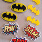 Super Bat Man Acrylic Cake Charm Set