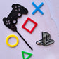 Play Station Acrylic Cake Charm Set