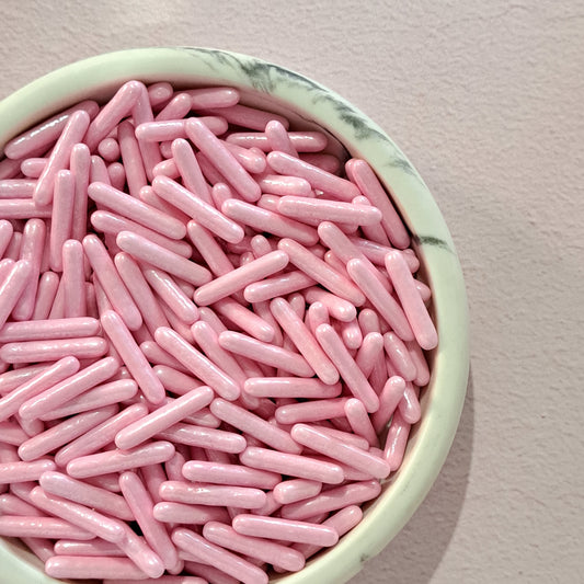 Pastel Pink Rod Sprinkle - 60g