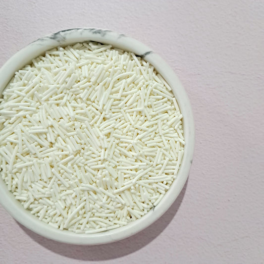White Jimmies Sprinkle - 60g