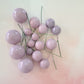 Pastel Purple Faux Ball Set