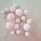 Glitter Baby Pink Faux Ball Set