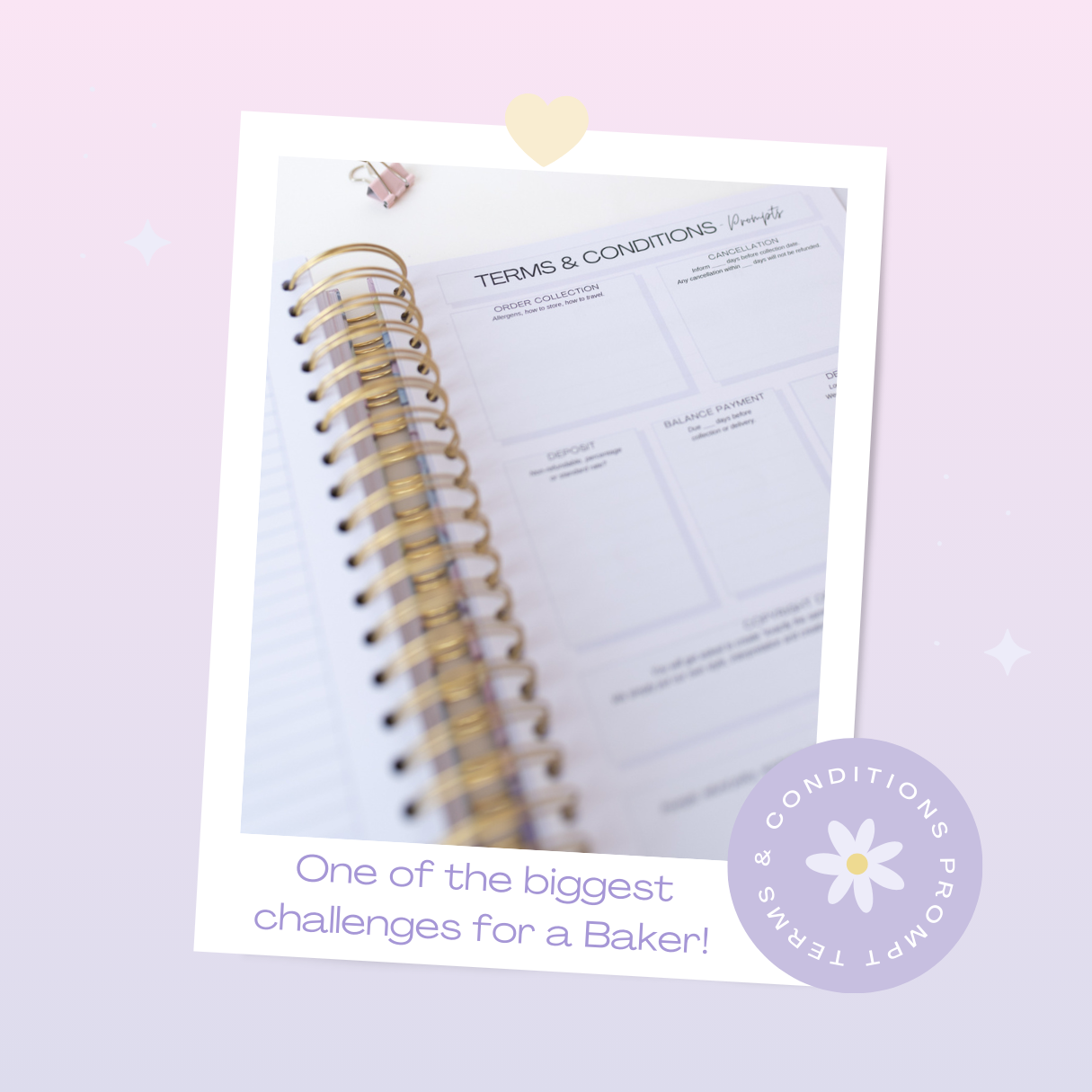 Planner Only - Bakers Business Planner - 24/25 Financial Year