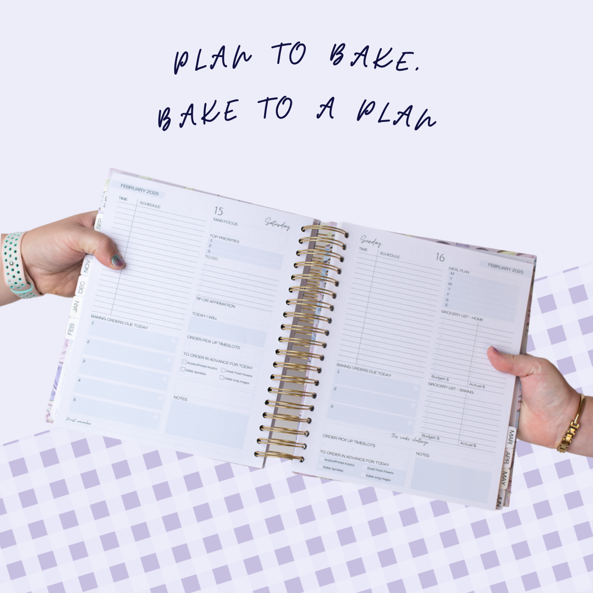 Planner Only - Bakers Business Planner - 24/25 Financial Year