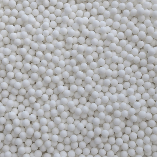 White Matte 7mm Sprinkle - 60g