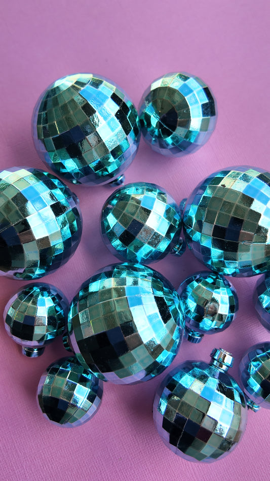 Mirror Disco Blue Ball Set