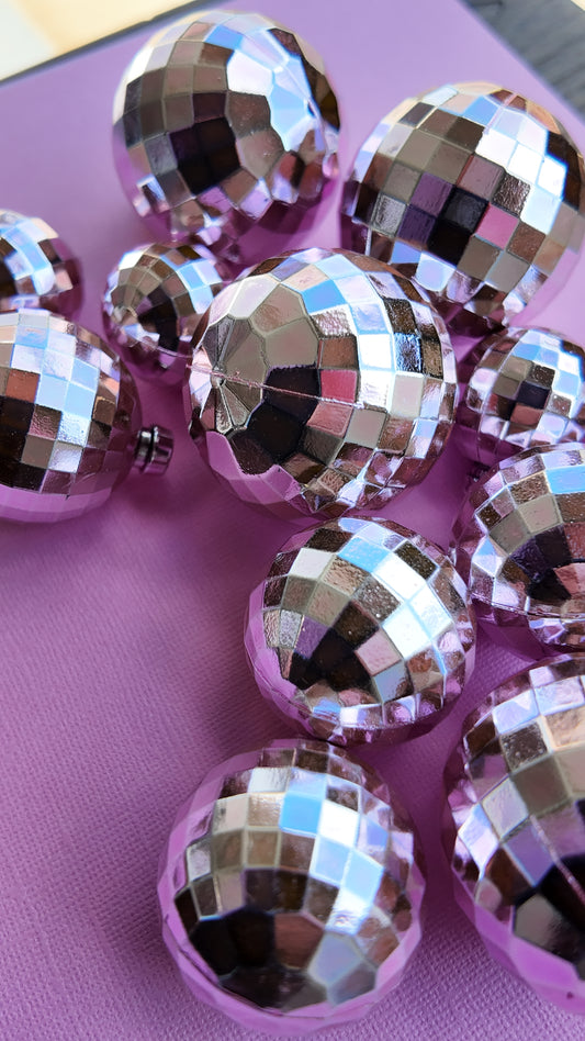 Mirror Disco Pink Ball Set