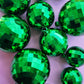 Mirror Disco Green Ball Set