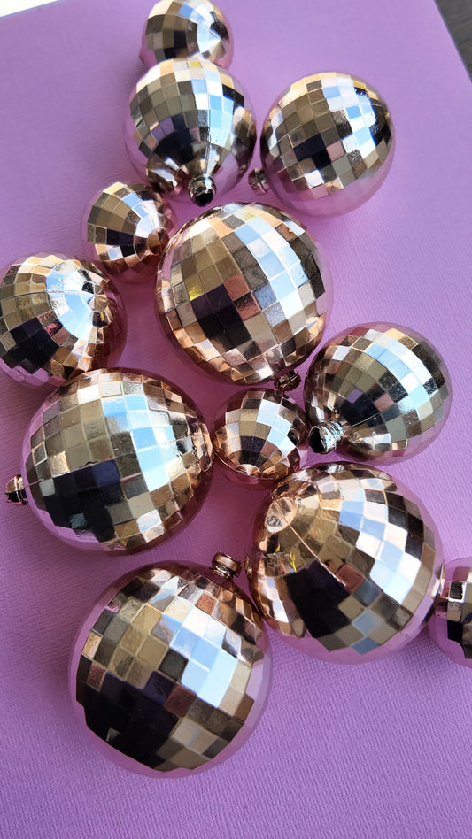 Mirror Disco Copper Ball Set
