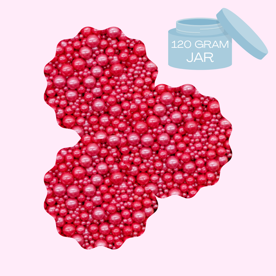 Bubble Red Sprinkle Blend - 120g Jar