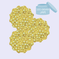 Bubble Pastel Yellow Sprinkle Blend - 120g Jar