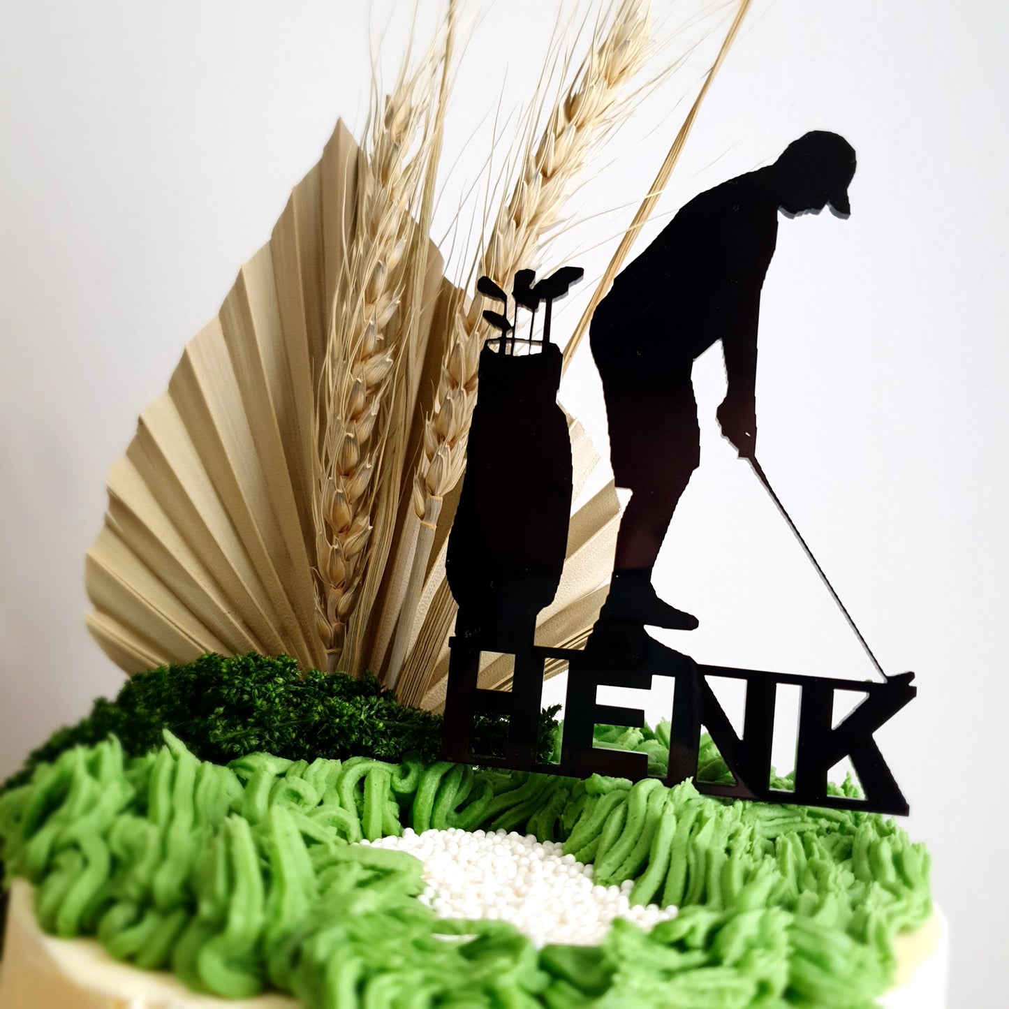 'Golf' Acrylic Cake Topper