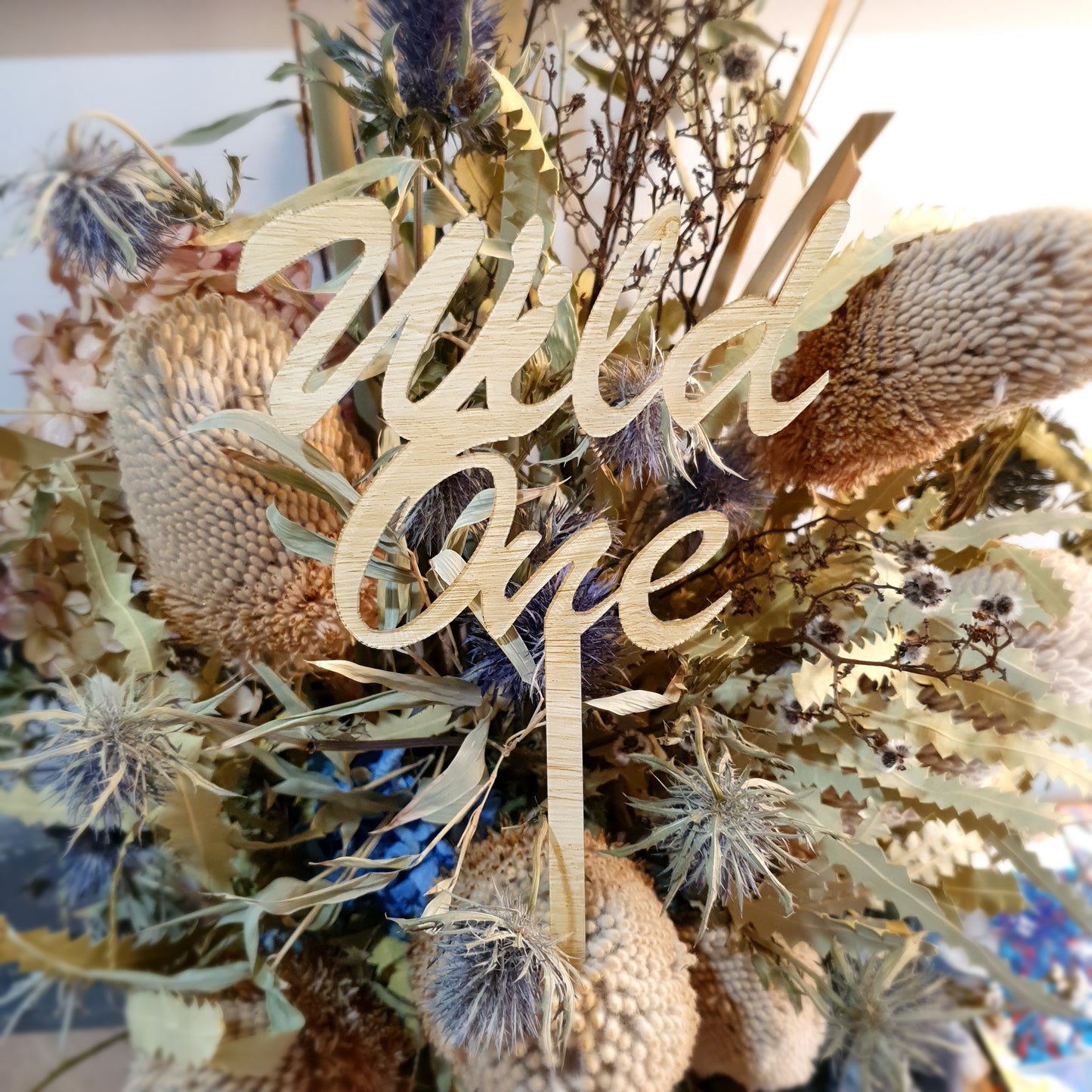 'Wild One' Acrylic Cake Topper