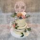 Mr & Mrs Wreath Acrylic Cake Topper