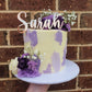 'Name' Acrylic Cake Topper