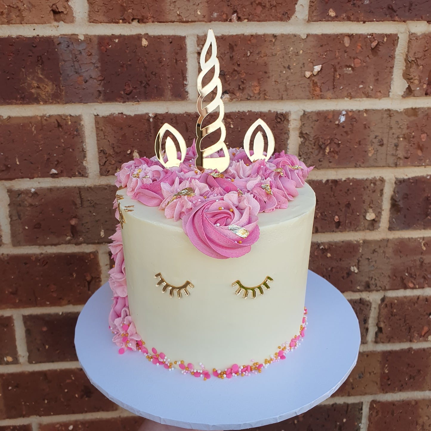 'Unicorn' Acrylic Cake Topper