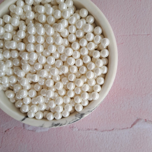 White Glimmer 7mm Sprinkle - 60g