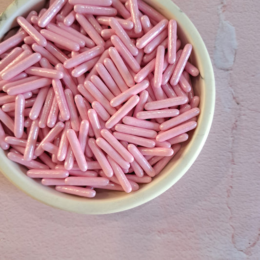 Pastel Pink Rod Sprinkle - 60g