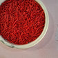 Red Jimmies Edible Sprinkle - 60g