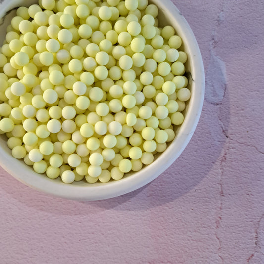 Yellow Matte 6mm Sprinkle - 60g