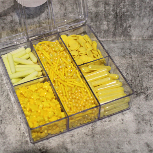 Yellow Square Sprinkle Bento