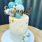 Engaged Acrylic Cake Topper